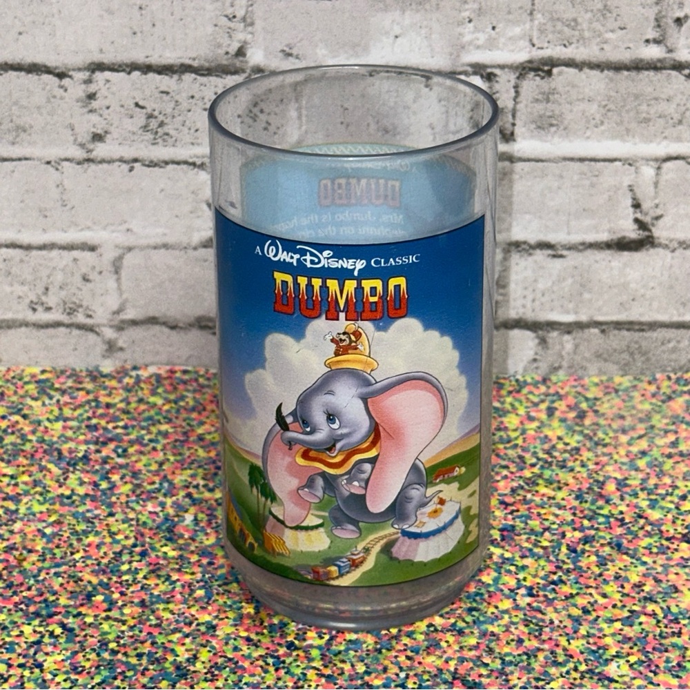 Disney Burger King Collector Series Cups 1994 Dumbo - Picture 1 of 9